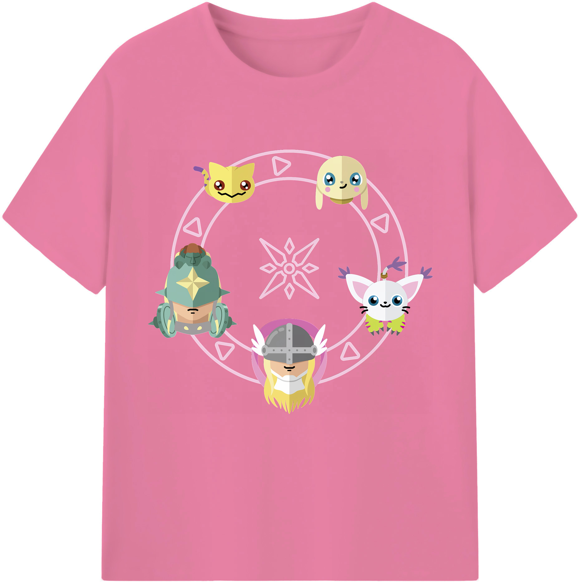 （画像用） Digimon デジタルモンスター/デジモン 綿100％半袖Tシャツ（フロントプリント）